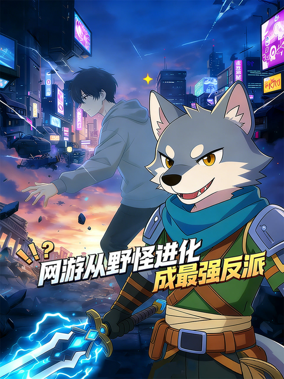 网游从野怪进化成最强反派动态漫画封面图