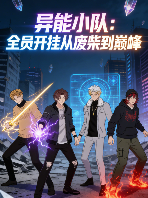异能小队全员开挂从废柴到巅峰动态漫画封面图