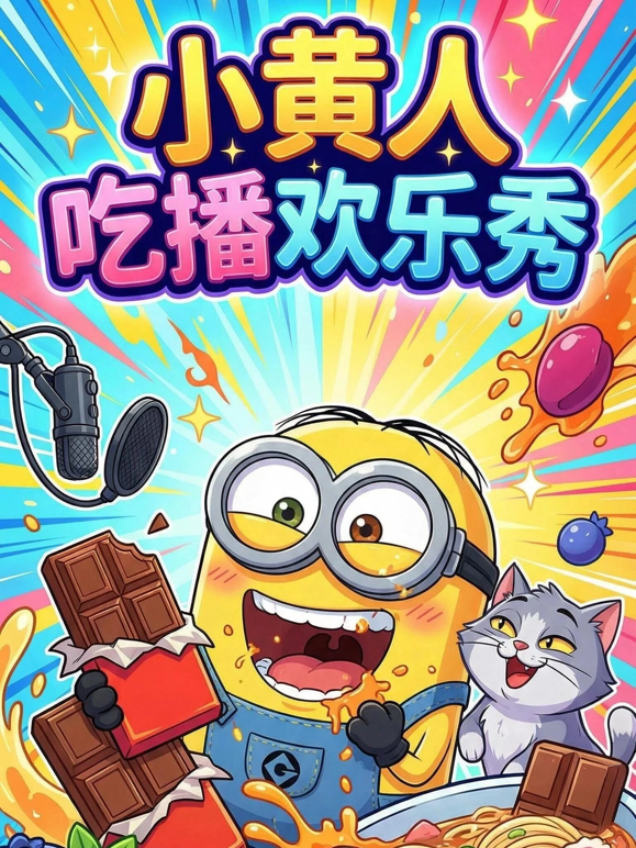 小黄人吃播欢乐秀封面图