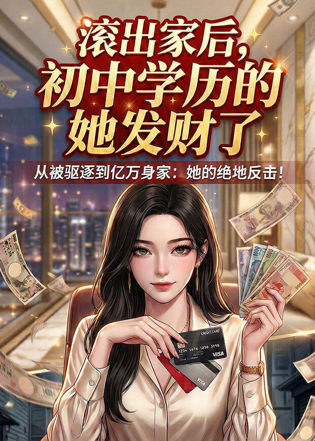 滚出家后初中学历的她发财了封面图
